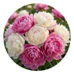 Пионы молочноцветочные (120)