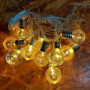 Гірлянда Лампочка фігурна, 10 LED Теплий білий, 2 м шнур білий силікон