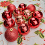 Набор шаров красных «Merry Christmas» D7см 12шт