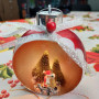 Ялинкова куля LED 3D фігура Санта «New year» 11х9х6,5 см