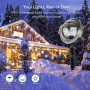 Проектор вуличний лазерний WL-809 Різнокольоровий снігопад