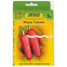 Морква Талісман на стрічці 5 м (250 насінин) Sedos