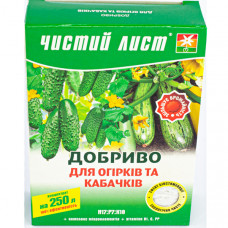 Добриво Чистий лист для огірків та кабачків 300 г