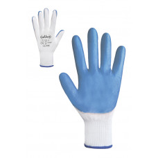 Перчатки с синим нитриловым покрытием Размер 9