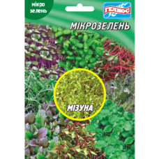 Мизуна зеленая для микрозелени 10 г Гелиос