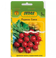 Редиска Сакса на стрічці 5 м (150 насінин) Sedos