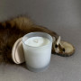 Ароматична соєва свічка у склянці Дерево та Яблучна шкірки 240 мл