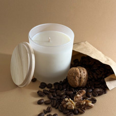 Ароматическая соевая свеча в стакане Кофе с лесным орехом 240 мл