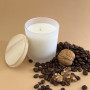 Ароматична соєва свічка у склянці Кава з лісовим горіхом 240 мл