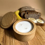 Ароматична соєва свічка в дереві Банановий хліб 250 мл