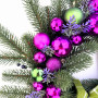 Різдвяний вінок Пурпуровий d-40 см