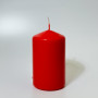 Свеча цилиндр Красная Польша 10 см 1 шт