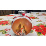 Елочный шар LED 3D фигура Санта «New year» 11х9х6,5 см